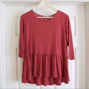 Bohme cinched waist t-shirt
